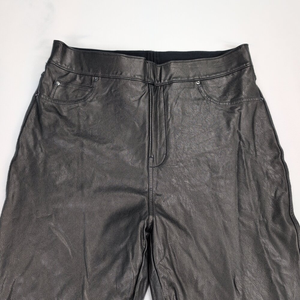 Spanx Faux Leather Pant Sz L - Picture 7 of 14